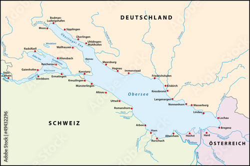 Vector: Bodensee Bodensee