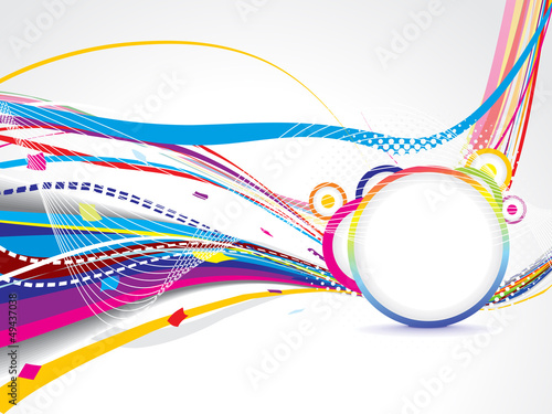 Vector: abstract wave background with flow abstract wave background with flow