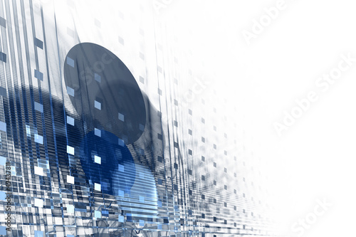 Illustration: Abstract business science or technology background Abstract business science or technology background