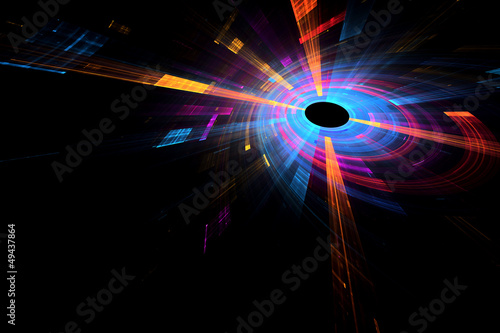 Illustration: Abstract techno background Abstract techno background