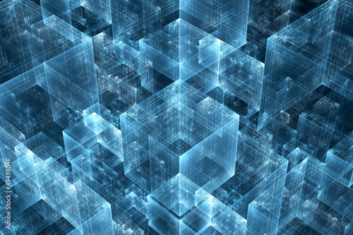 Illustration: Abstract business science or technology background Abstract business science or technology background