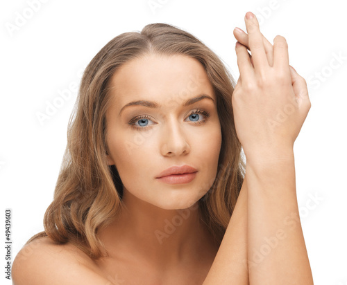 Photo: beautiful woman with long hair beautiful woman with long hair