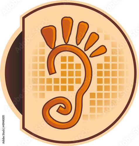 Vector: logo orange feet to be walked companies logo orange feet to be walked companies