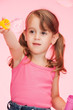 Photo: litle girl with soap bubbles litle girl with soap bubbles