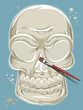 Vektor: Painted Skull Painted Skull
