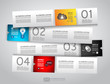 Infographic design - original paper tags