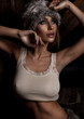 Portrait of beautiful woman