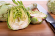 Cutting artichokes