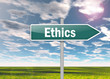 Signpost "Ethics"