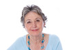 Ältere Dame mit positiver Ausstrahlung