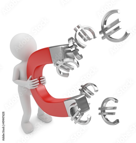 Illustration: magnet euros magnet euros