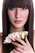 Girl with flowers