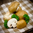 braune Champignons