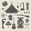 Vector camping icons
