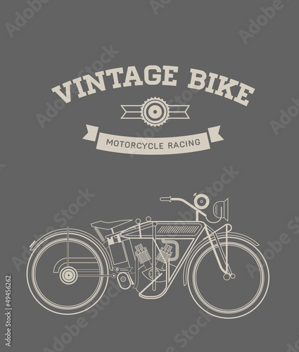 Vector: Vintage bike Vintage bike