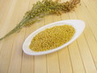 Hirsekörner und Rispenhirse