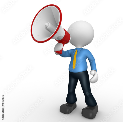 Illustration: Megaphone Megaphone