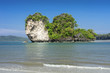 Beauty limestone rock in the sea