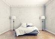 Illustration: modern bedroom modern bedroom