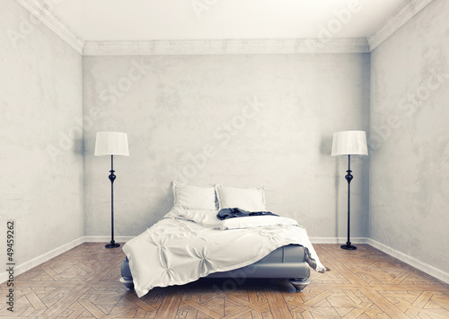 Illustration: modern bedroom modern bedroom