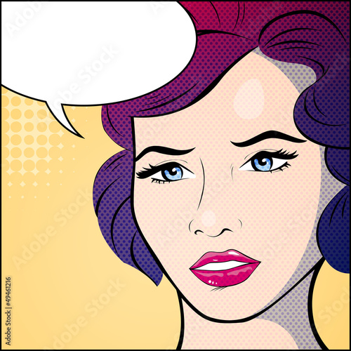 Vector: Vector Illustration of an Abstract Woman Portrait Vector Illustration of an Abstract Woman Portrait