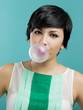 Girl with a bubble gum