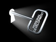 Education concept: Personal Development on key
