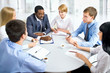 Group of happy business people