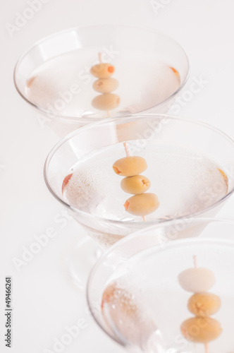 Photo: Dry Martini Cocktails top view Dry Martini Cocktails top view