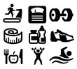 Vector: fitness and sport fitness and sport