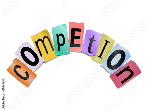 Illustration: Competition concept. Competition concept.