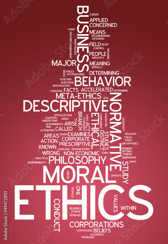 Illustration: Word Cloud "Ethics" Word Cloud "Ethics"