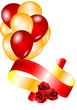 roses and balloons