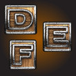 Vector wooden figure