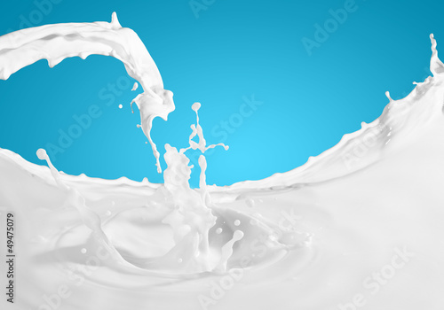 Photo: Image of milk splashes Image of milk splashes