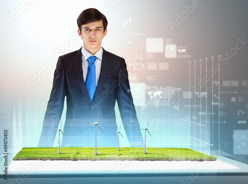Photo: Environmental problems and high-tech innovations Environmental problems and high-tech innovations