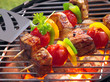 Barbeque with kebabs