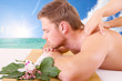 mann im urlaub