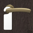 Do Not Disturb Sign With Copper Door Handle