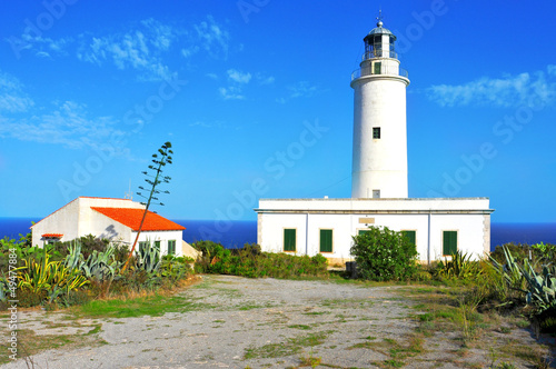 Photo: Far de la Mola in Formentera, Balearic Islands, Spain Far de la Mola in Formentera, Balearic Islands, Spain