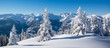 Winterlandschaft in den Bergen