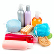 set of toiletries for bathing
