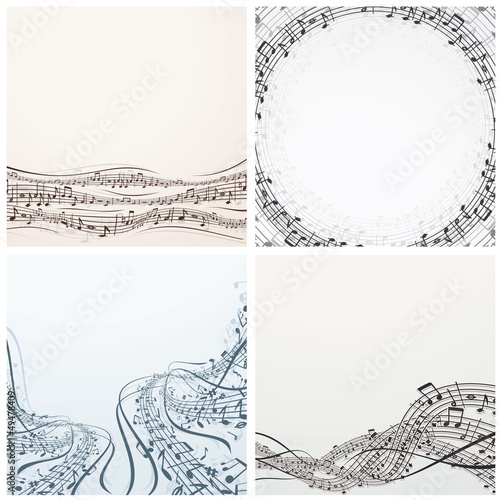 Vector: Collection of Musical Backgrounds. Vector Graphics Collection of Musical Backgrounds. Vector Graphics