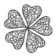 Vector flourish background
