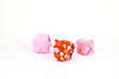 Japanese folded paper cubes