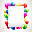 Modern birthday background
