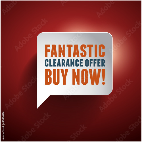 Vector: Sale offer old retro vintage bubble red Sale offer old retro vintage bubble red
