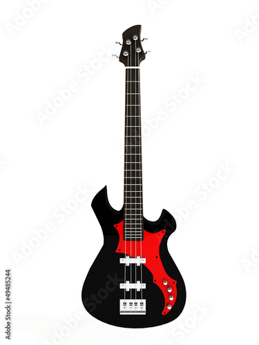 Illustration: Electric Bass Guitar Electric Bass Guitar