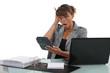 Woman shocked by financial results