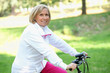 Woman cycling